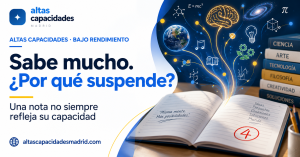 Altas capacidades y bajo rendimiento escolar: una nota no siempre refleja la capacidad del niño