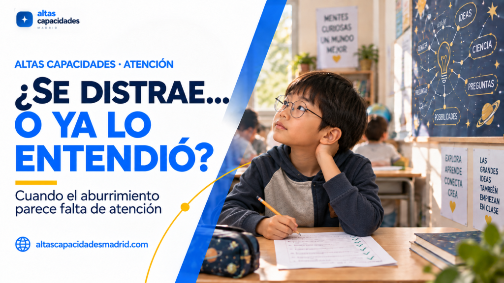 Altas capacidades: ¿se distrae o ya lo entendió?