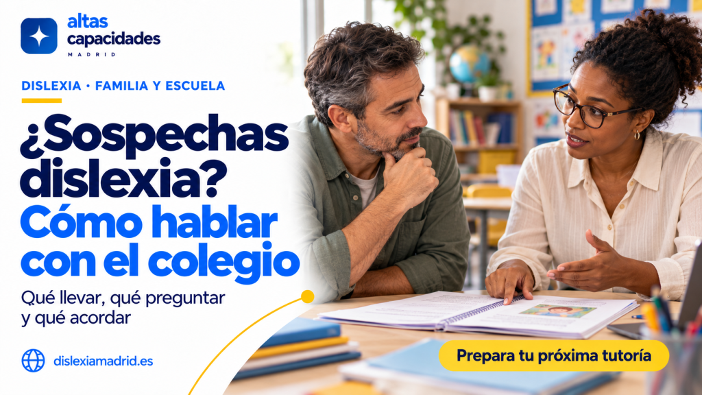 ¿Qué hacer si el colegio no hace caso a tus sospechas de dislexia?